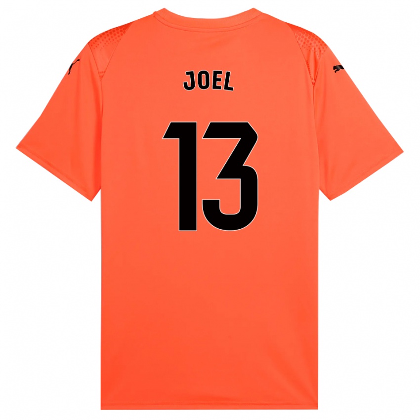 נשים כריסטיאן ג׳ואל #13 כתום שחור אדום חולצת שוער 2025/26 חולצה קצרה