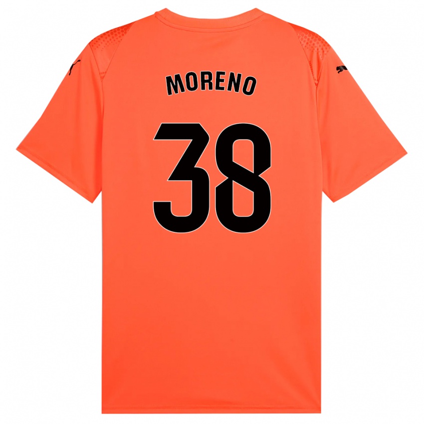 נשים ג'רארד מורנו #38 כתום שחור אדום חולצת שוער 2025/26 חולצה קצרה