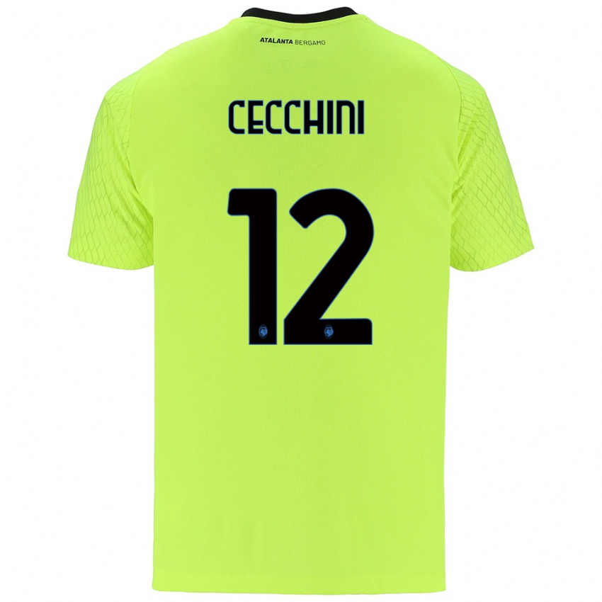 נשים פיליפו צ׳קיני #12 ירוק צהוב אדום חולצת שוער 2025/26 חולצה קצרה