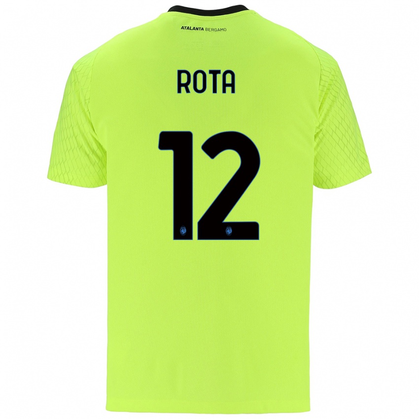 נשים ניקולו רוטה #12 ירוק צהוב אדום חולצת שוער 2025/26 חולצה קצרה