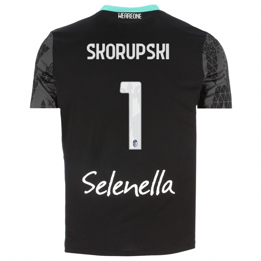 נשים לוקאש סקורופסקי #1 אפור שחור לבן חולצת שוער 2025/26 חולצה קצרה