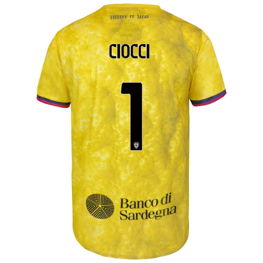 נשים ג׳וספה צ׳וצ׳י #1 צהוב שחור חולצת שוער 2025/26 חולצה קצרה