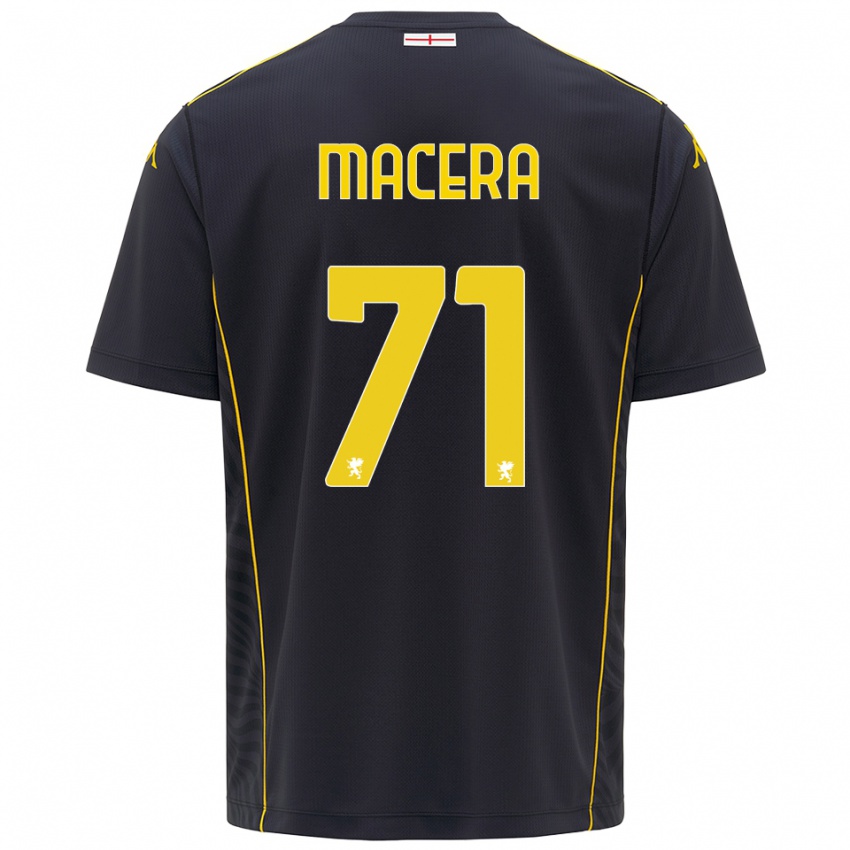 נשים מטילד מאצ'רה #71 שחור צהוב חולצת שוער 2025/26 חולצה קצרה