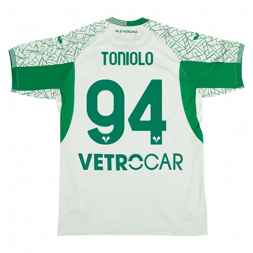 נשים ג׳יאקומו טוניולו #94 ירוק אדום חולצת שוער 2025/26 חולצה קצרה