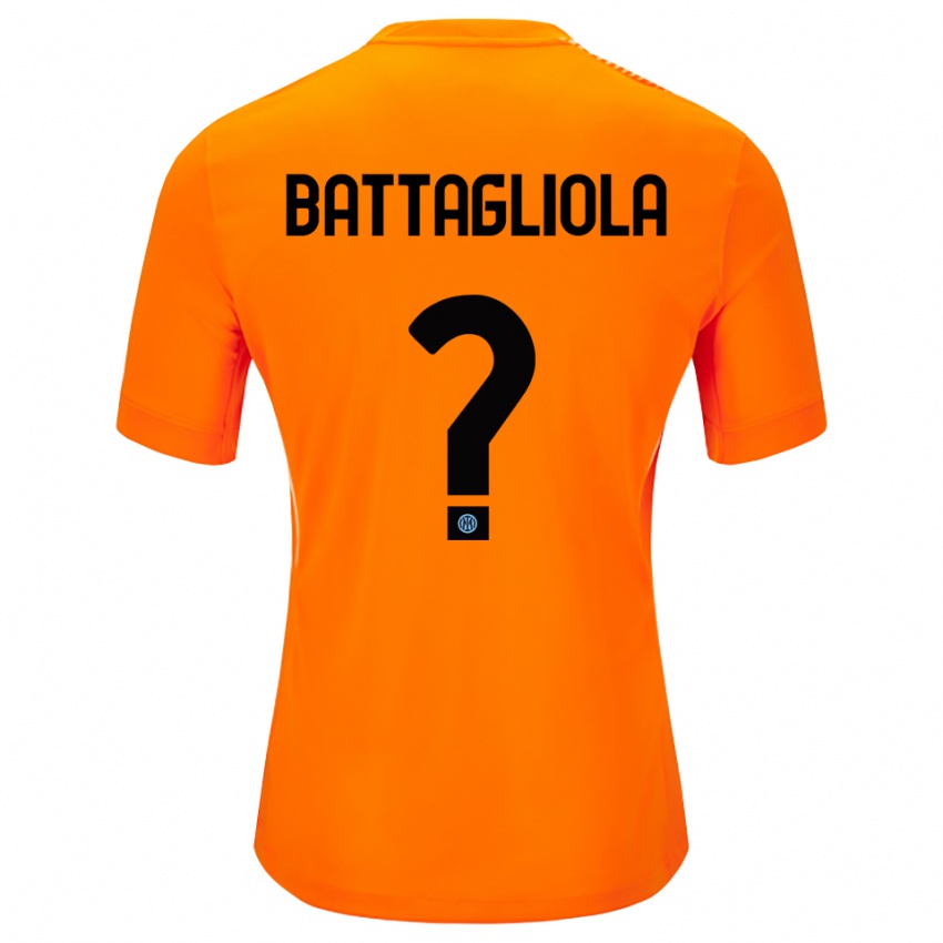 נשים לורנצו בטאליה #0 כתום בהיר שחור חולצת שוער 2025/26 חולצה קצרה