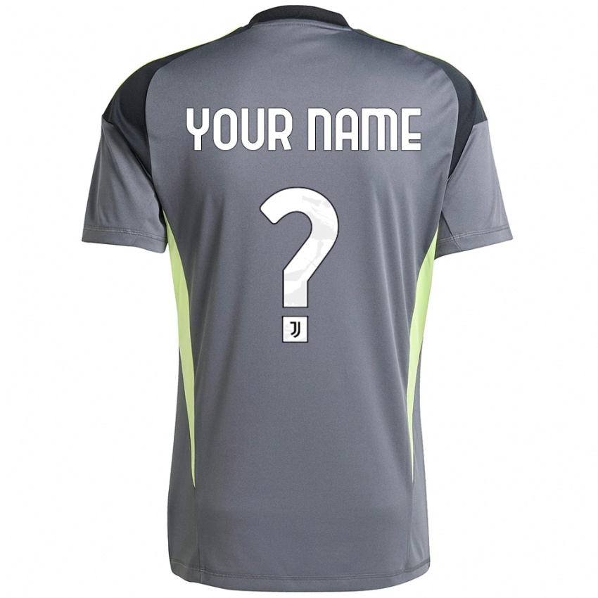 נשים יובנטוס אפור כהה לבן חולצת שוער 2025/26 חולצה קצרה