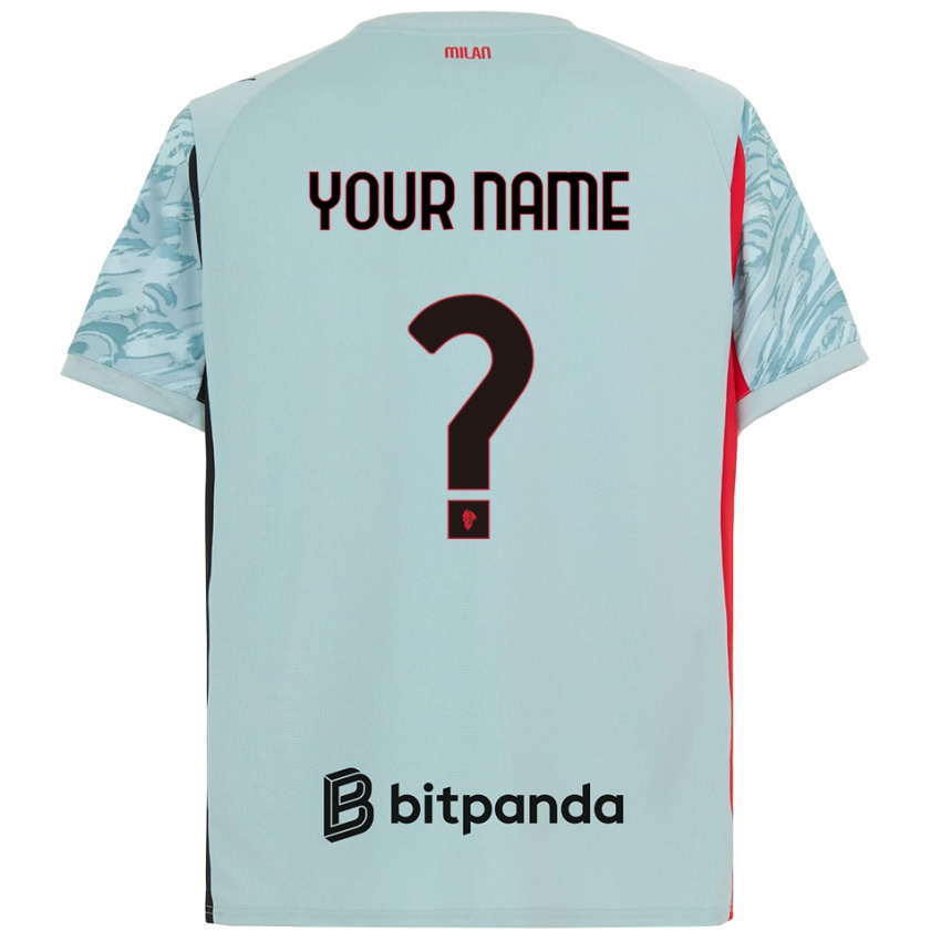 נשים מילאן כחול בהיר אדום חולצת שוער 2025/26 חולצה קצרה