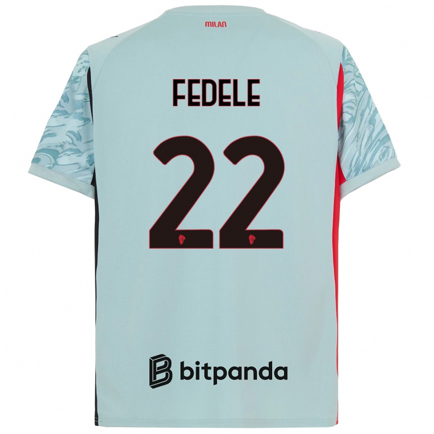 נשים נעמי פדל #22 כחול בהיר אדום חולצת שוער 2025/26 חולצה קצרה