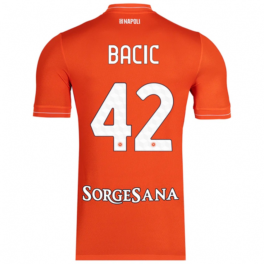 נשים דוריס באצ׳יץ׳ #42 כתום אדום לבן חולצת שוער 2025/26 חולצה קצרה