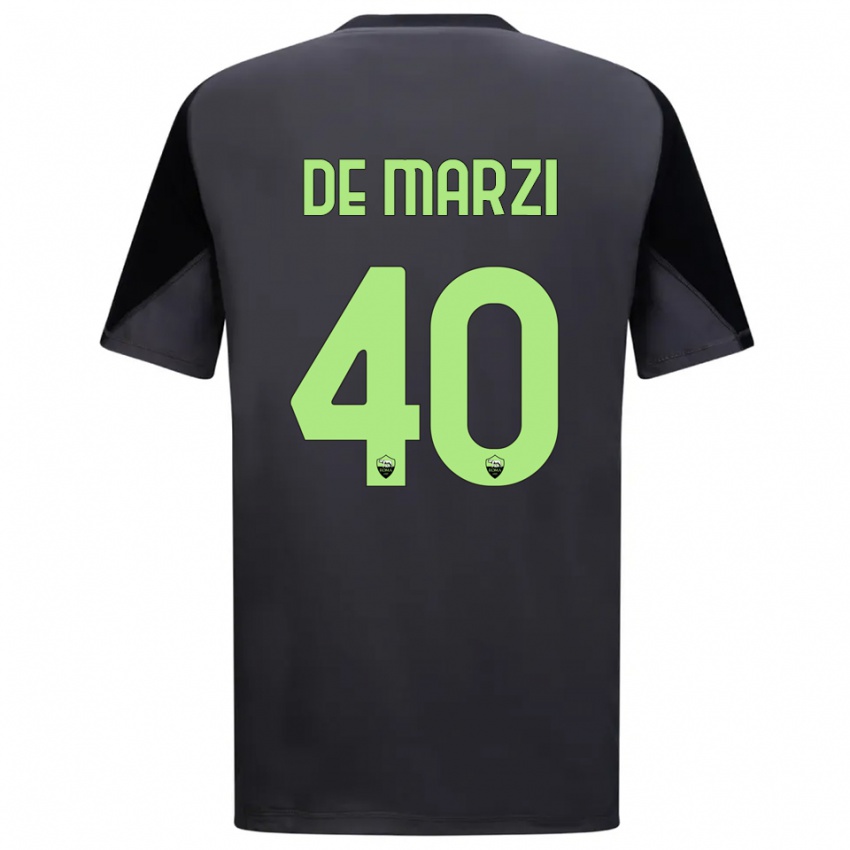 נשים ג׳ורג׳יו דה מארזי #40 שחור ירוק בהיר חולצת שוער 2025/26 חולצה קצרה