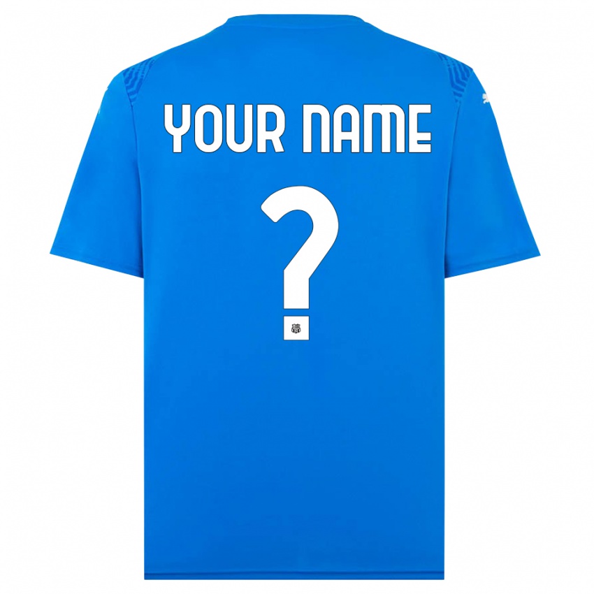 נשים ססואולו כחול לבן חולצת שוער 2025/26 חולצה קצרה