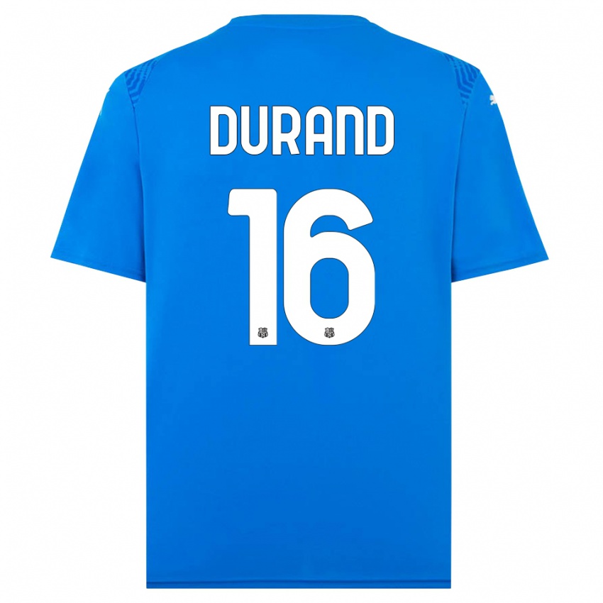 נשים סולן דוראן #16 כחול לבן חולצת שוער 2025/26 חולצה קצרה