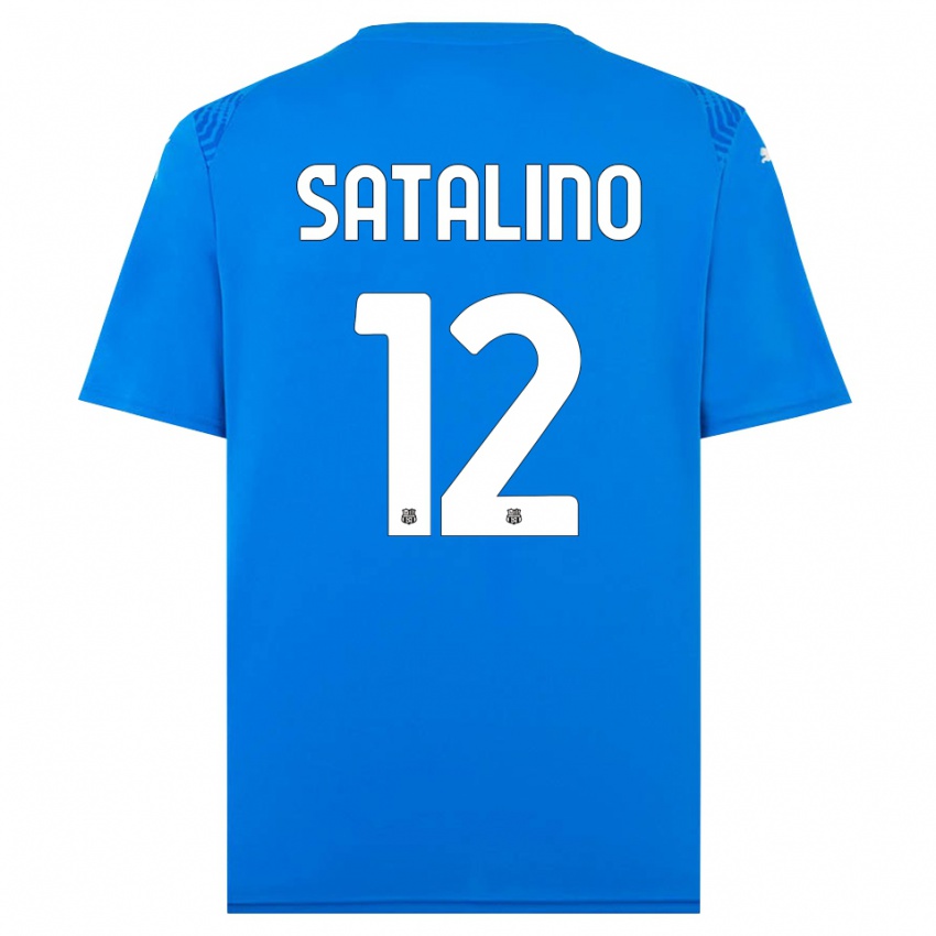 נשים ג'אקומו סטלינו #12 כחול לבן חולצת שוער 2025/26 חולצה קצרה