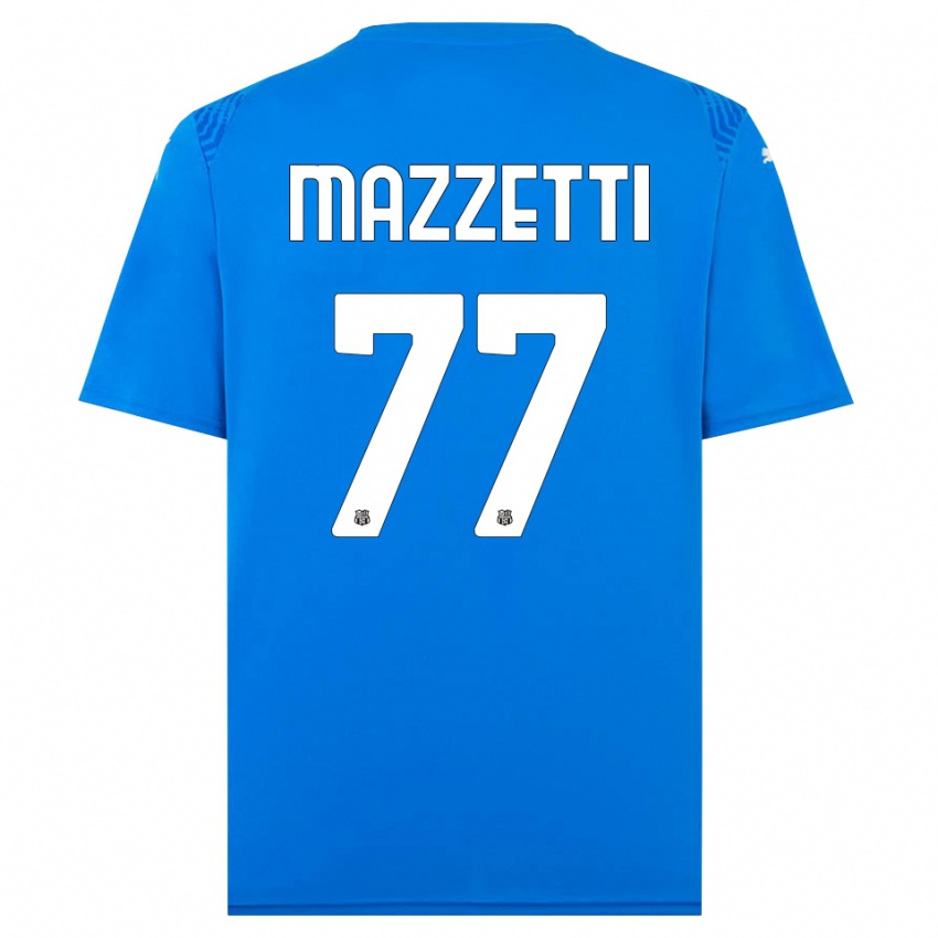 נשים ריקרדו מאצטי #77 כחול לבן חולצת שוער 2025/26 חולצה קצרה