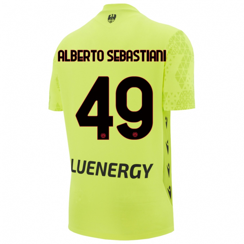 נשים José Alberto Sebastiani #49 ירוק צהוב שחור חולצת שוער 2025/26 חולצה קצרה