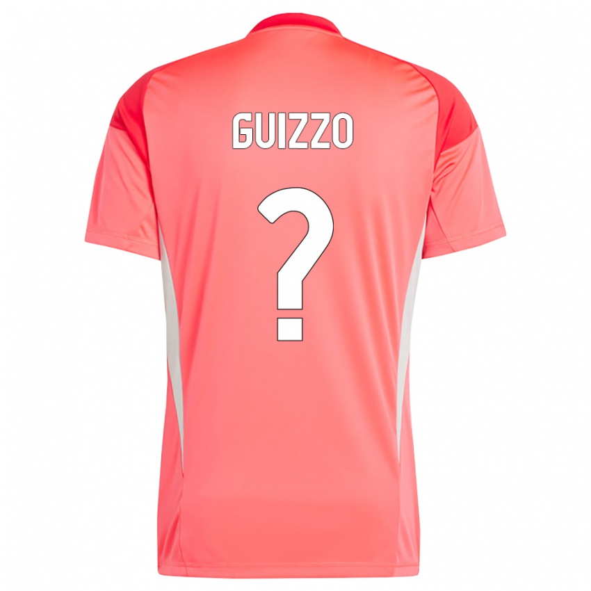 נשים Tommaso Guizzo #0 לבן אדום חולצת שוער 2025/26 חולצה קצרה