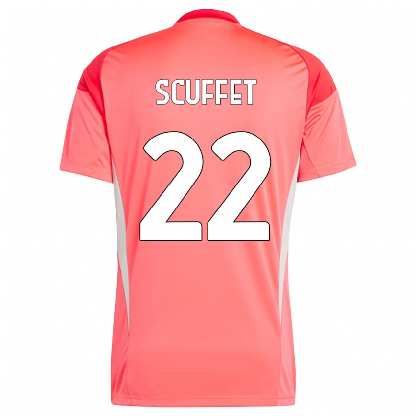 נשים סימונה סקופט #22 לבן אדום חולצת שוער 2025/26 חולצה קצרה