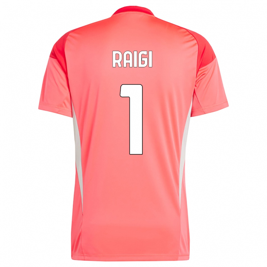 נשים Francesco Raigi #1 לבן אדום חולצת שוער 2025/26 חולצה קצרה