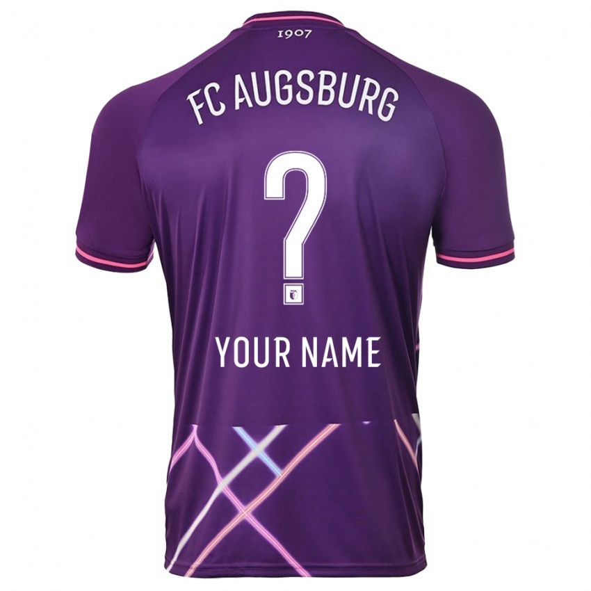 נשים אאוגסבורג סגול ורוד חולצת שוער 2025/26 חולצה קצרה