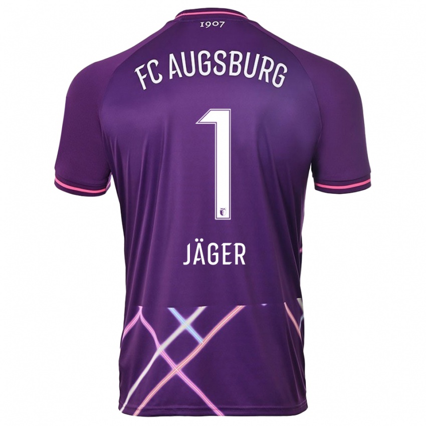 נשים Tobias Jäger #1 סגול ורוד חולצת שוער 2025/26 חולצה קצרה