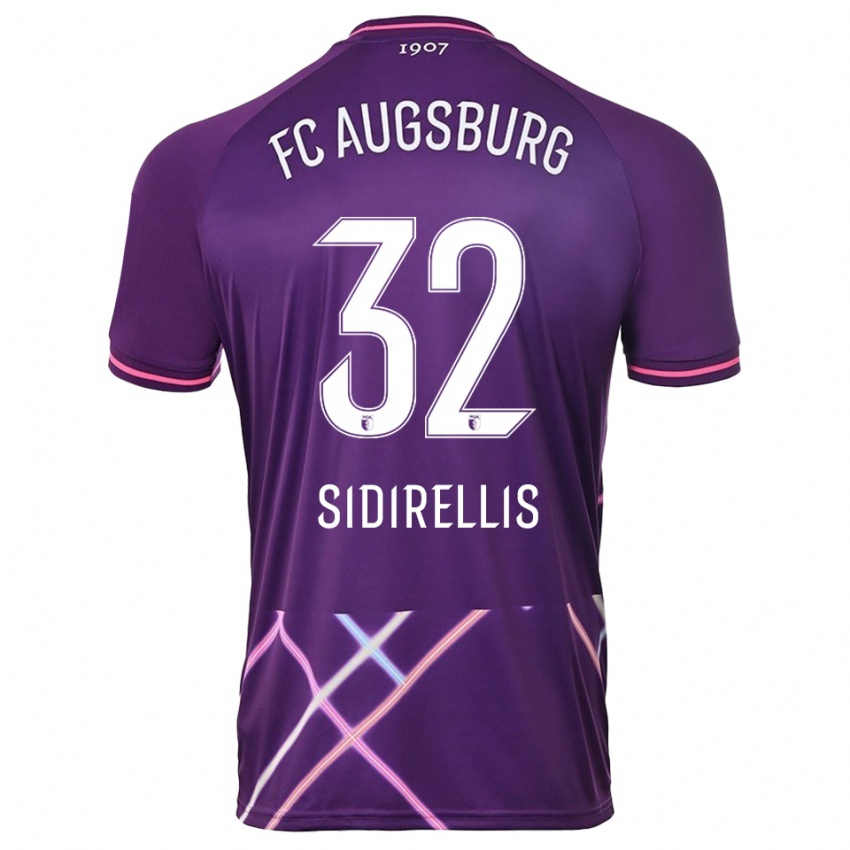 נשים Konstantinos Sidirellis #32 סגול ורוד חולצת שוער 2025/26 חולצה קצרה