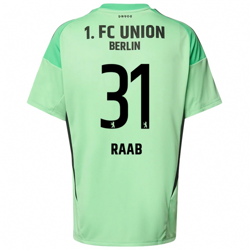 נשים מתאו ראב #31 שחור ירוק בהיר חולצת שוער 2025/26 חולצה קצרה