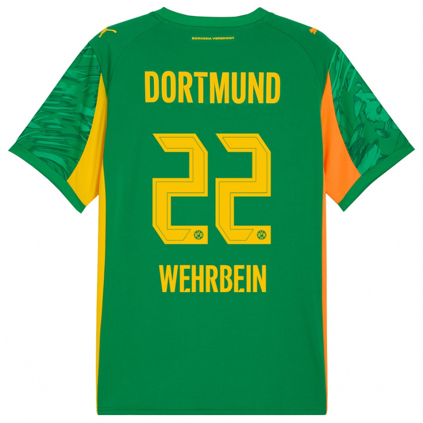 נשים Jan-Mattis Wehrbein #22 כתום ירוק חולצת שוער 2025/26 חולצה קצרה