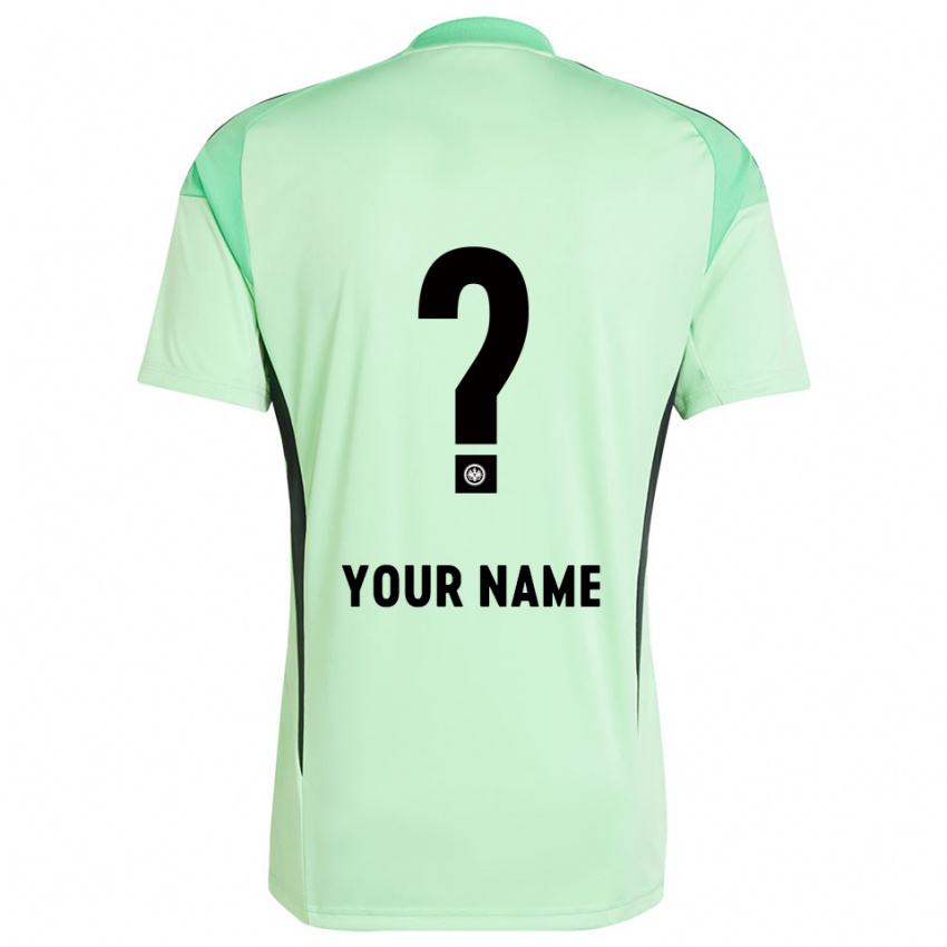 נשים איינטרכט פרנקפורט שחור ירוק בהיר חולצת שוער 2025/26 חולצה קצרה