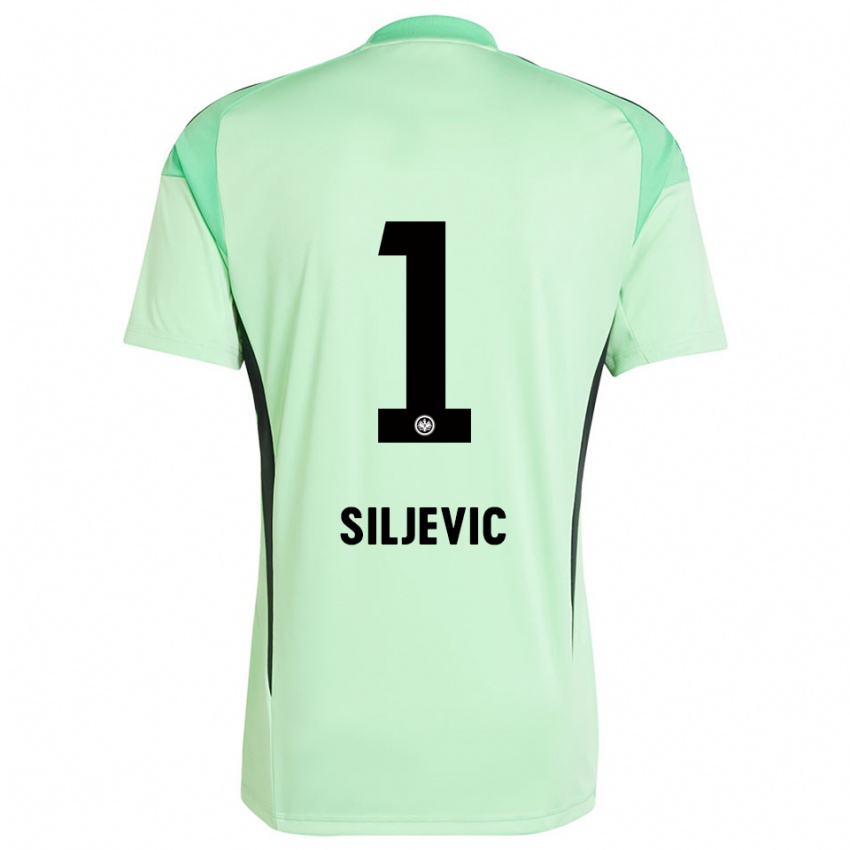 נשים אמיל סילייביץ׳ #1 שחור ירוק בהיר חולצת שוער 2025/26 חולצה קצרה