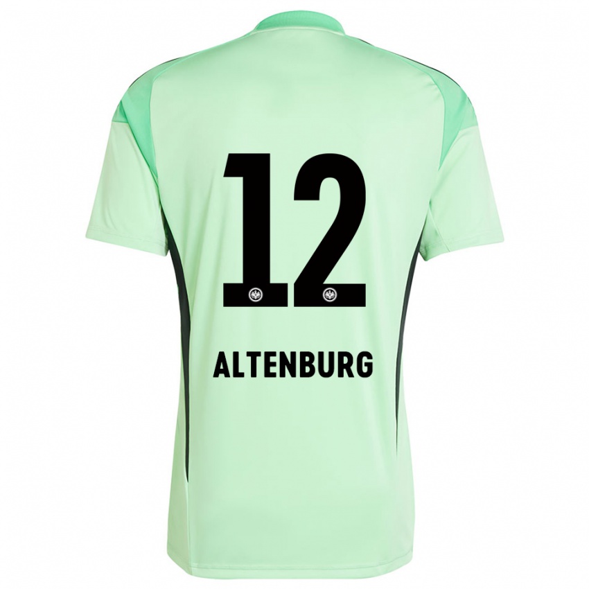 נשים לינה אלטנבורג #12 שחור ירוק בהיר חולצת שוער 2025/26 חולצה קצרה