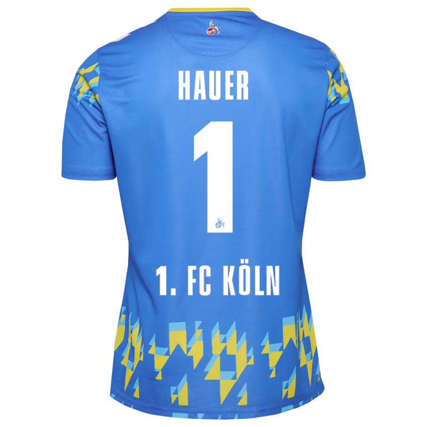 נשים לואיס האואר #1 כחול תירס חולצת שוער 2025/26 חולצה קצרה