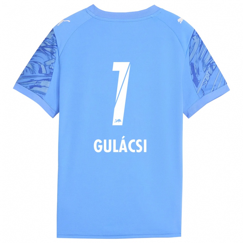 נשים פטר גולאצ'י #1 כחול מלכותי אדום חולצת שוער 2025/26 חולצה קצרה