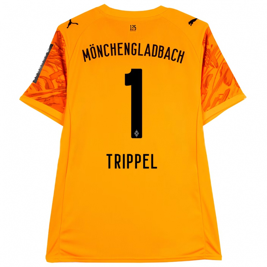 נשים מרצ'לו טריפל #1 שחור צהוב כתום חולצת שוער 2025/26 חולצה קצרה