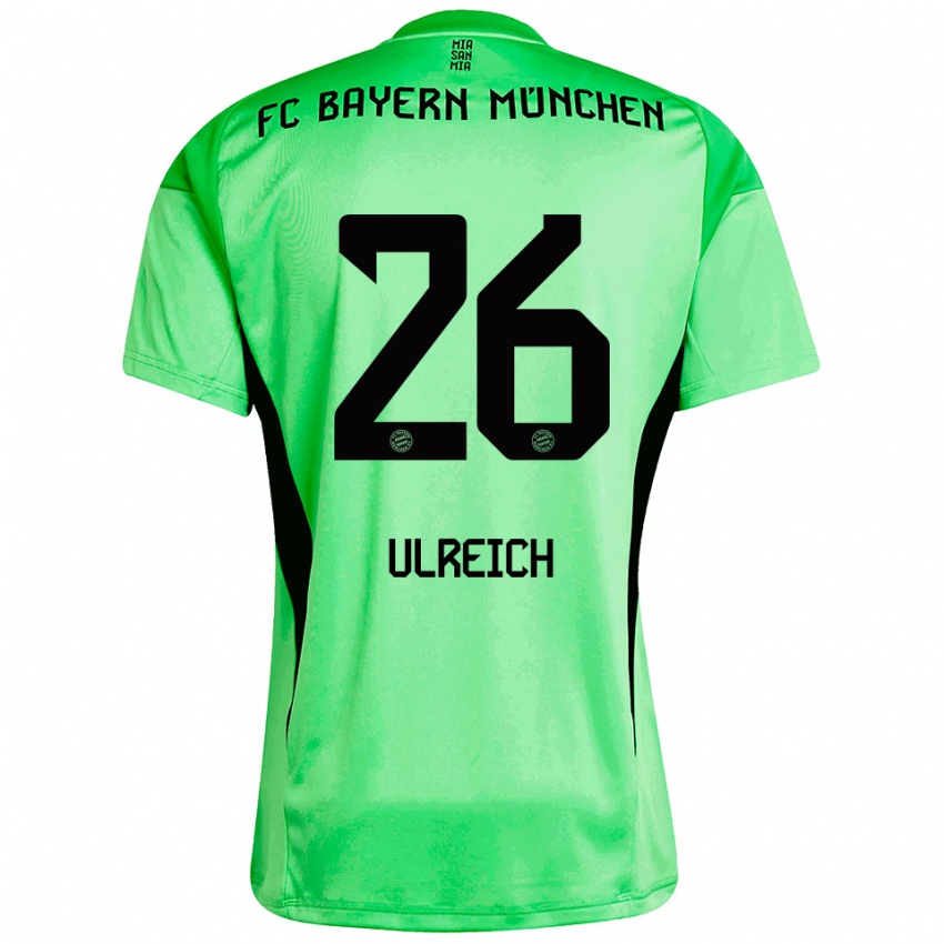 נשים סוון אולרייך #26 ירוק אביבי בינוני חולצת שוער 2025/26 חולצה קצרה