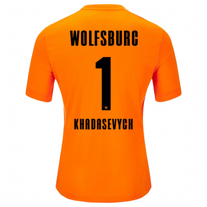 נשים קירילו חדאסביץ' #1 שחור אדום חולצת שוער 2025/26 חולצה קצרה