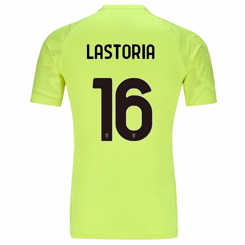 נשים טומאסו לסטוריה #16 ירוק פלורסנט חולצת שוער 2025/26 חולצה קצרה