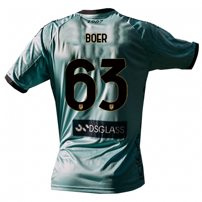 נשים פייטרו בור #63 לבן כחול בהיר חולצת שוער 2025/26 חולצה קצרה