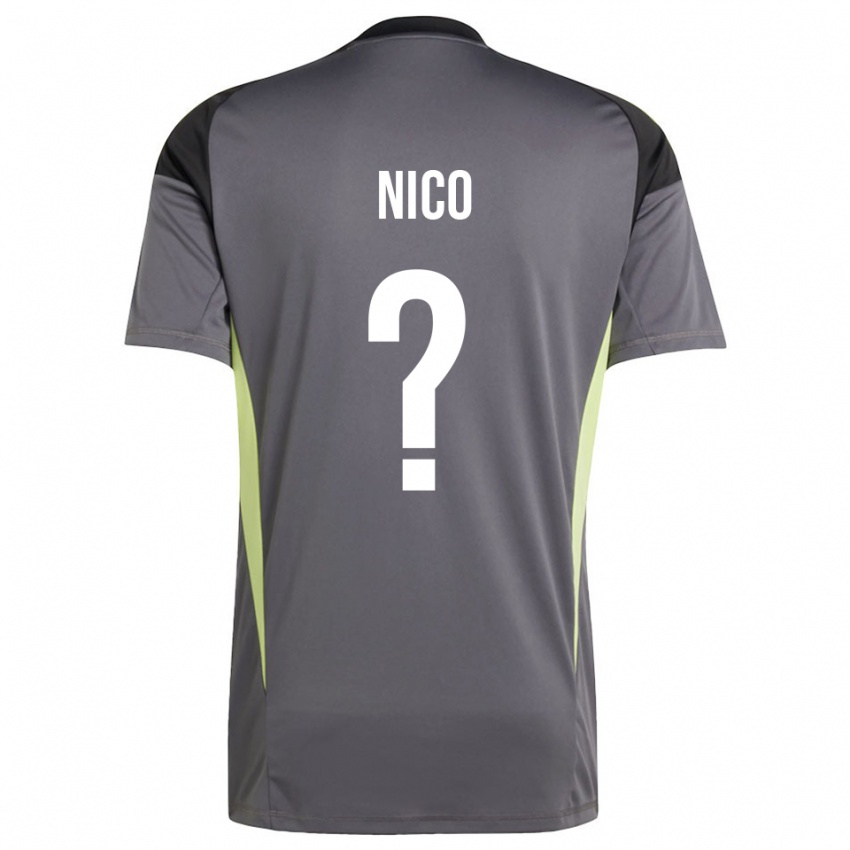 נשים Riccardo Nico #0 אפור עמום חולצת שוער 2025/26 חולצה קצרה