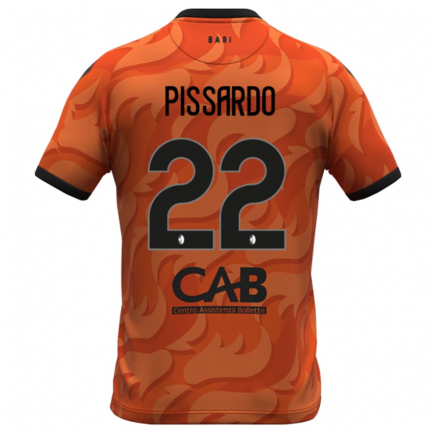 נשים מרקו פיסארדו #22 שחור כתום כהה חולצת שוער 2025/26 חולצה קצרה