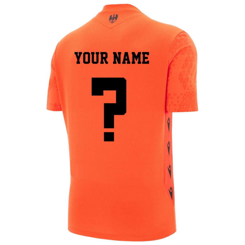 נשים סמפדוריה שחור כתום כהה חולצת שוער 2025/26 חולצה קצרה