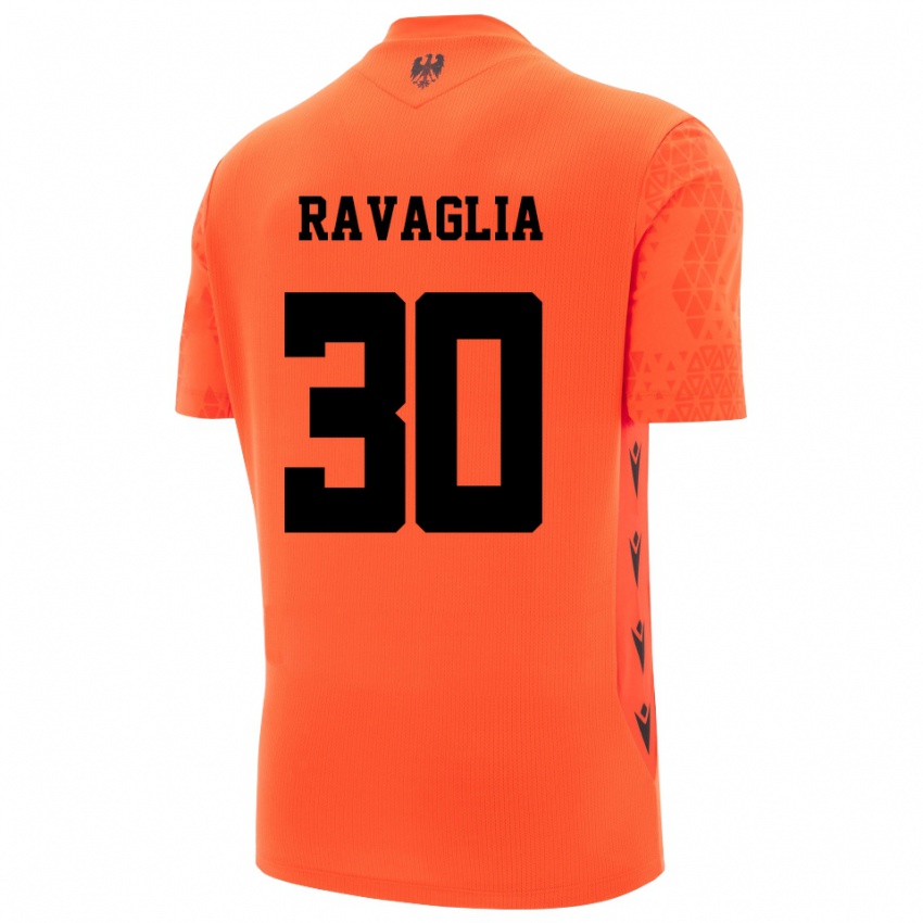 נשים ניקולה רבגליה #30 שחור כתום כהה חולצת שוער 2025/26 חולצה קצרה