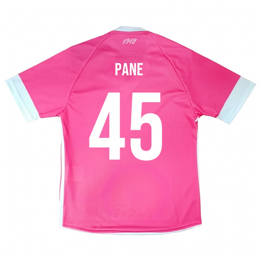 נשים פסקואלה פאנה #45 לבן ורוד לוהט חולצת שוער 2025/26 חולצה קצרה