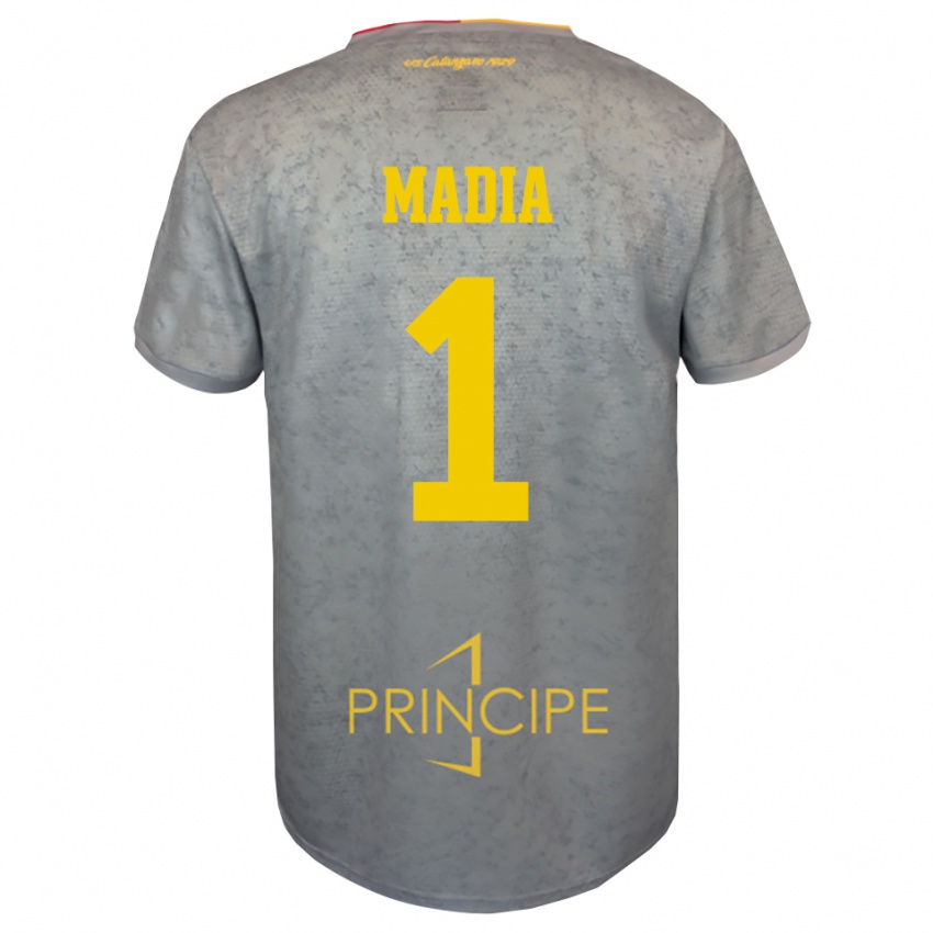 נשים Lorenzo Madia #1 חום כסף חול חולצת שוער 2025/26 חולצה קצרה