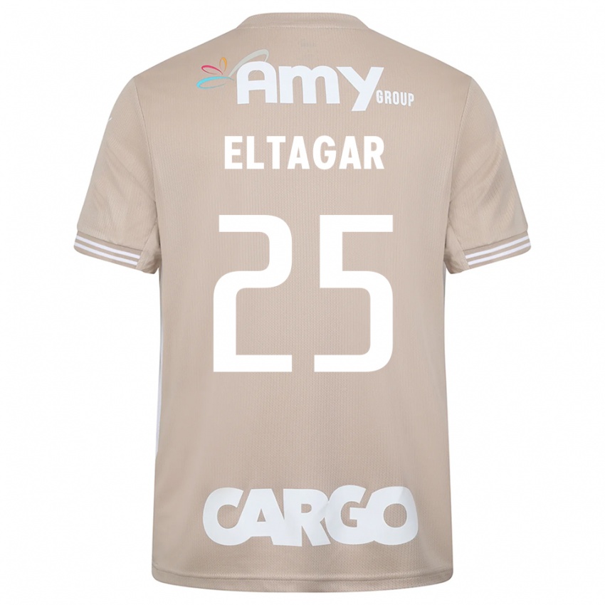 נשים Barak Eltagar #25 לבן בולי ווד חולצת שוער 2025/26 חולצה קצרה