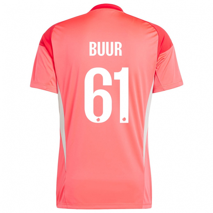 נשים אוסקר בואר #61 לבן אדום חולצת שוער 2025/26 חולצה קצרה