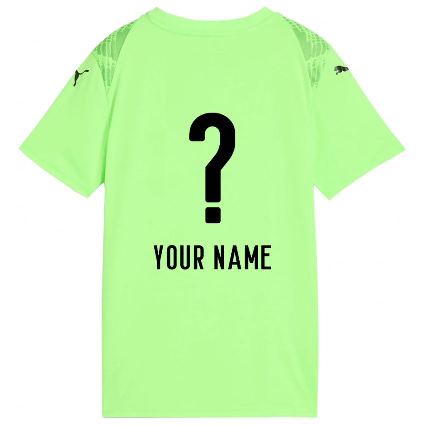 נשים פניארול שחור ירוק בהיר חולצת שוער 2025/26 חולצה קצרה