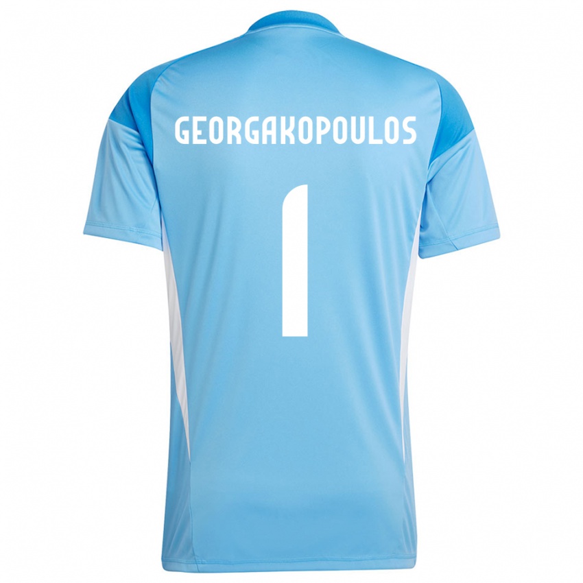 נשים Iason Georgakopoulos #1 כתום לבן חולצת שוער 2025/26 חולצה קצרה