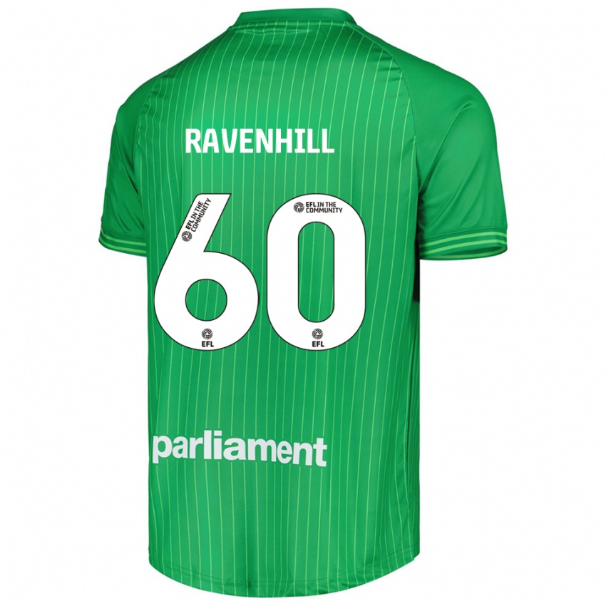 נשים Rogan Ravenhill #60 ירוק ליים חולצת שוער 2025/26 חולצה קצרה