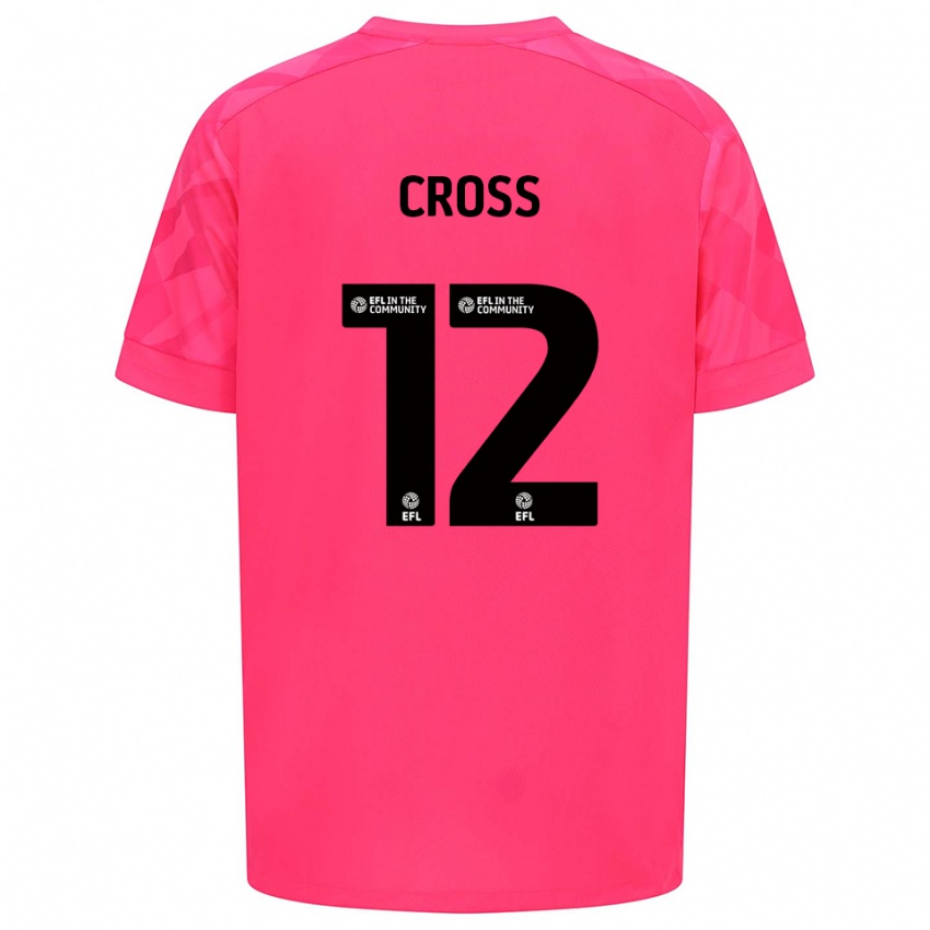 נשים אלכס קרוס #12 ורוד רוז חולצת שוער 2025/26 חולצה קצרה