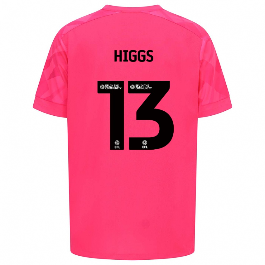 נשים Daniel Higgs #13 ורוד רוז חולצת שוער 2025/26 חולצה קצרה